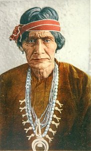 Ein Navajo-Medizinmann aus New Mexico, ca. 1900