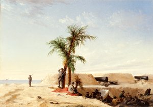 Eine Quäker-Batterie von American School