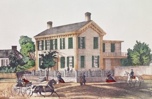 Wohnsitz von Abraham Lincoln (1809-65)