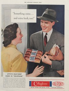 Werbung für DuPont Zellophan, 1939 von American School