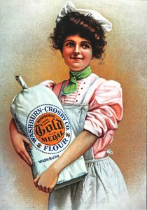Werbung für Gold Medal Mehl von American School