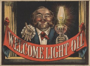 Werbung für Welcome Light Oil von American School