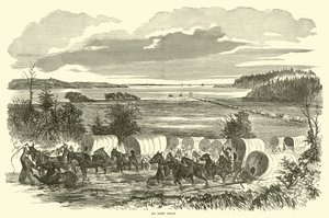 Ein Armeezug, November 1862 von American School