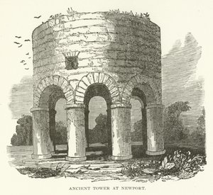 Alter Turm in Newport von American School