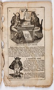 Und wenn wir scheitern - wir scheitern! Macbeth, Seite 7 aus Eltons Comic All-my-nack, 1838