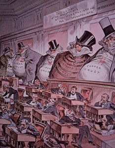 Anti-Trust-Karikatur von 