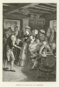 Verhaftung von Ludwig XVI. in Varennes von American School