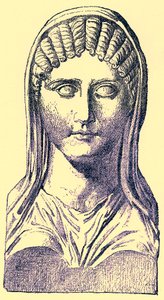 Aspasia, Illustration aus Geschichte Griechenlands von Victor Duruy, veröffentlicht 1890
