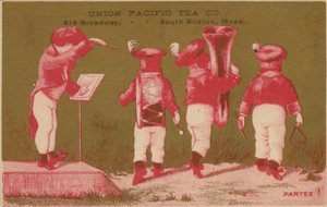 Band, Werbung für die Union Pacific Tea Co, South Boston von American School