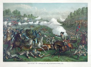 Schlacht von Opequan oder Winchester, Va. von American School