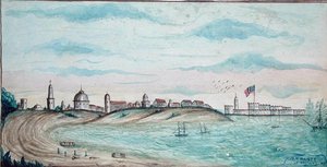 Strand unterhalb von Vera Cruz, Mexiko von American School