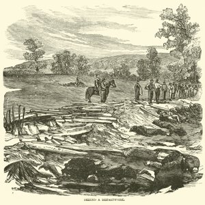 Hinter einem Brustwerk, September 1862
