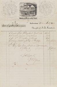 Kaufvertrag von J. A. Sauter, datiert 19. März
