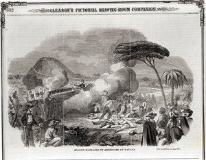 Blutiges Massaker an Amerikanern in Havanna, September 1851, aus 