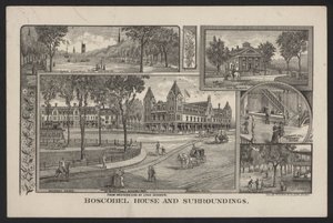 Boscobel House und Umgebung von American School