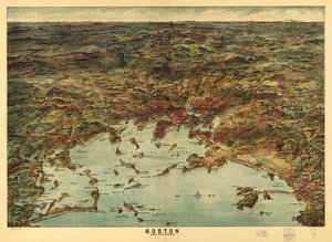 Boston und Umgebung, ca. 1905