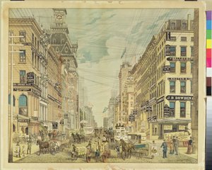 Broadway und Maiden Lane
