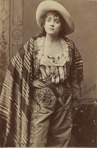 Kabinettskarte des Schauspielers Adah Isaacs Menken