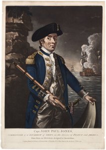 Kapitän John Paul Jones, Kommandant eines Geschwaders von Schiffen im Dienst von Frankreich und Amerika, 1780