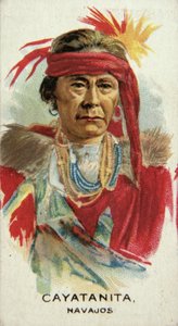 Cayatanita, Navajo-Häuptling des 19. Jahrhunderts von American School