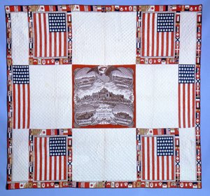 Centennial-Quilt, Massachusetts, 1876