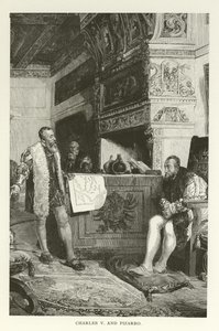 Karl V. und Pizarro von American School