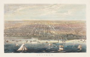 Chicago Hafen nach 1856