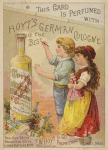 Kinder mit Kölnischwasserflasche