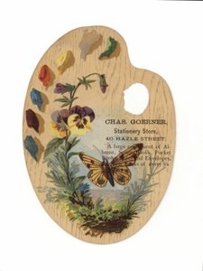 Bunte Künstlerpalette