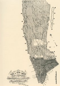 Kommissarskarte von Manhattan