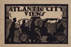 Titelillustration für Atlantic City Views von American School