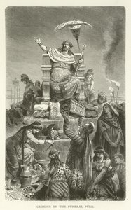 Kroisos auf dem Scheiterhaufen von American School