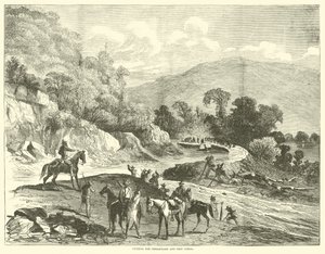 Durchschneiden des Chesapeake und Ohio Kanals, Juli 1864 von American School