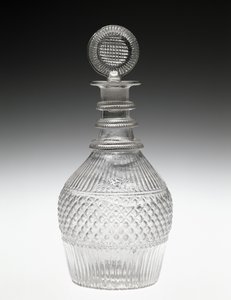 Dekanter und Stopfen, um 1820-1840