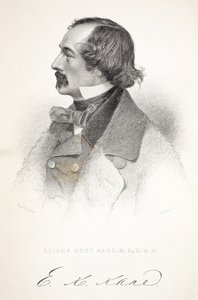 Elisha Kent Kane, Illustration aus The second Grinnell Expedition in Search of Sir John Franklin... von American School