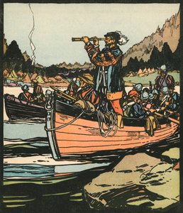 Entdecker: Jacques Cartier auf dem Sankt-Lorenz-Strom von American School