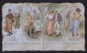 Modekalender für 1899 von American School