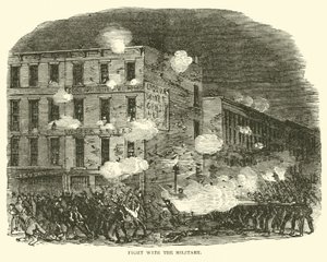 Kampf mit dem Militär, Juli 1863