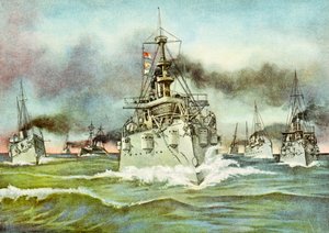 Fliegende Staffel der US-Marine während des Spanisch-Amerikanischen Krieges, 1898