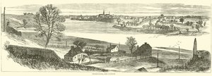 Fredericksburg von Falmouth, November 1862 von American School