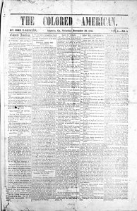 Titelseite von The Colored American, 30. Dezember 1865