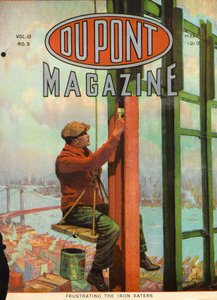 Den Eisfresser frustrieren, Titelseite des DuPont Magazins, März 1919