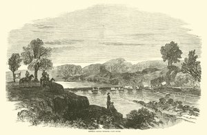 General Banks überquert den Cane River, April 1864 von American School