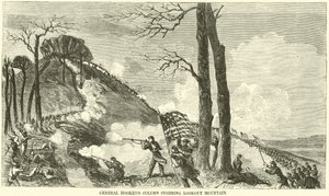 General Hookers Kolonne stürmt Lookout Mountain, November 1863