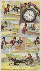 Herr kauft Uhr