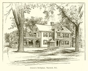 Greenes Geburtsort, Warwick, R.I von American School