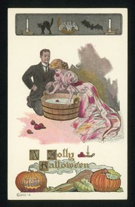 Halloween-Grußkarte von American School