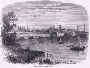 Hartford, Connecticut (1664), Illustration aus Cassell