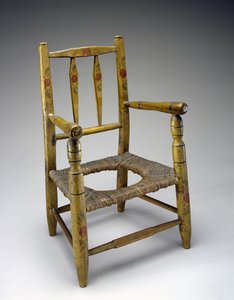 Lochstuhl, um 1800-1850 von American School