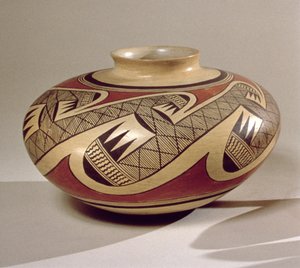 Hopi-Bullware-Topf aus Arizona